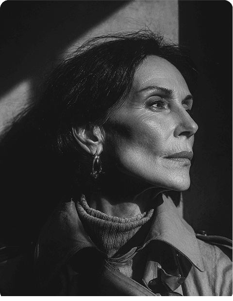 woman with black hair